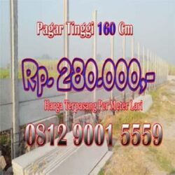 Pasang Pagar Panel Beton Precast